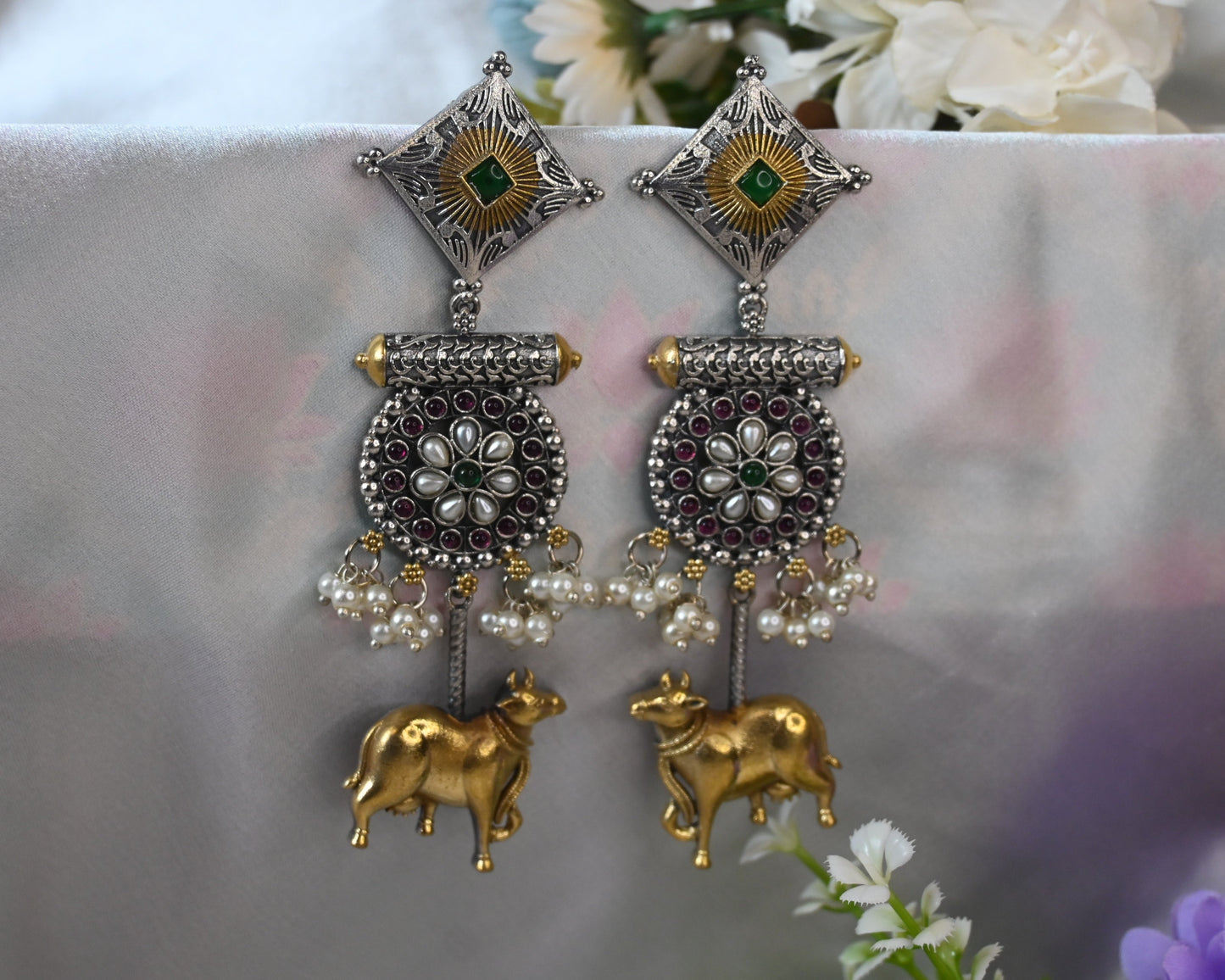 traditional long earrings