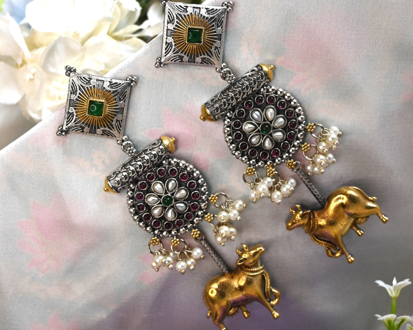 traditional long earrings