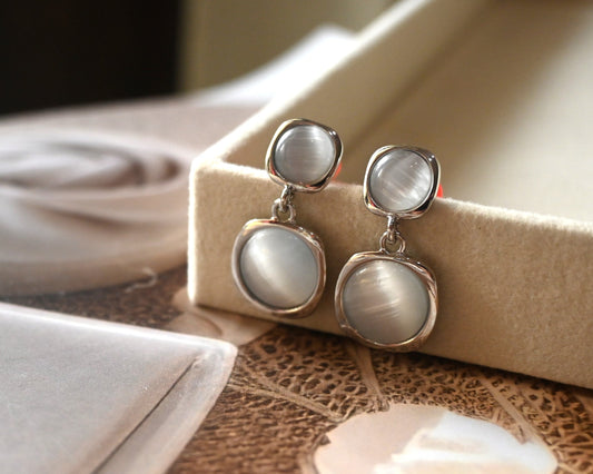 mother of pearl drop earring