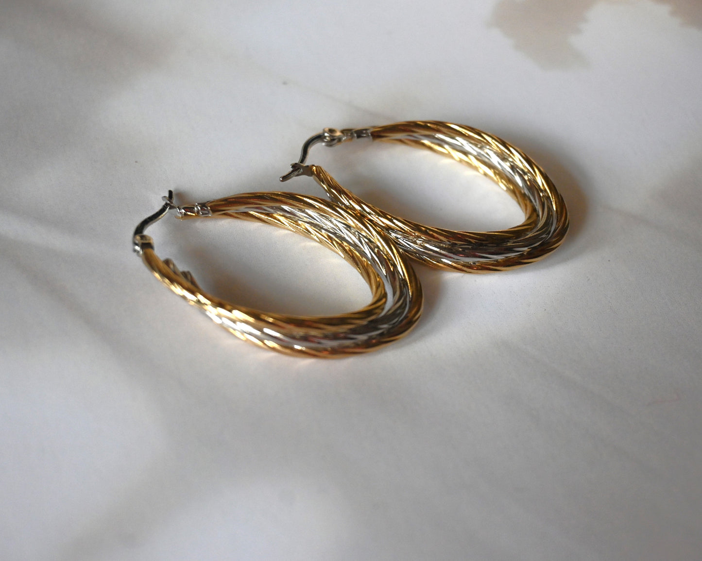dual tone hoops
