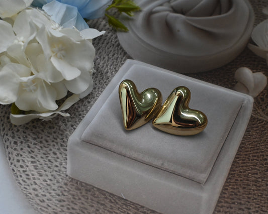 heart studs