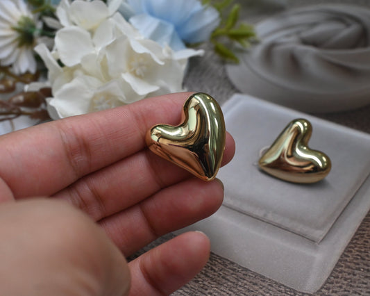 heart studs
