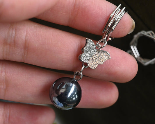 butterfly and black pearl