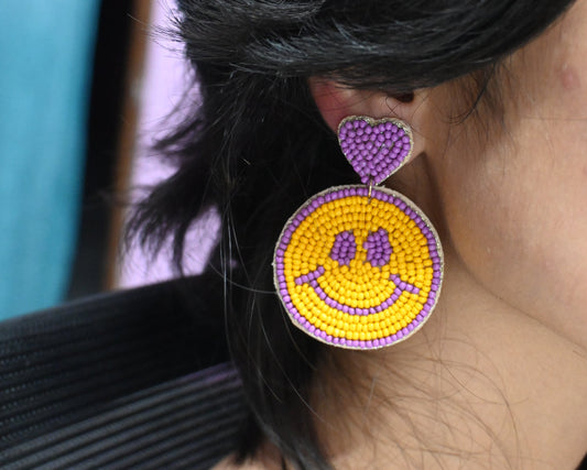 yellow and purple handmade