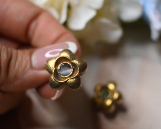brass mini flower