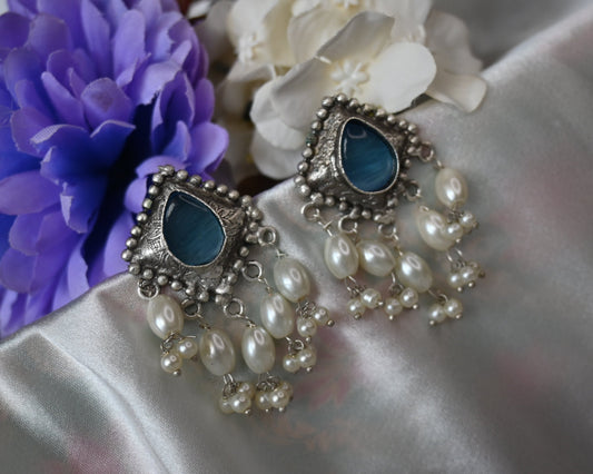 blue with pearl