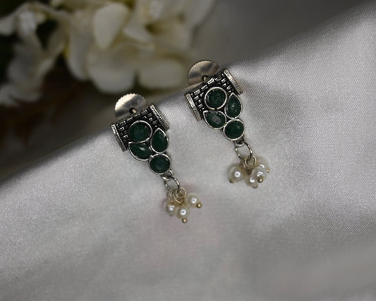 green mini studs