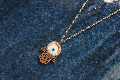 white evil eye