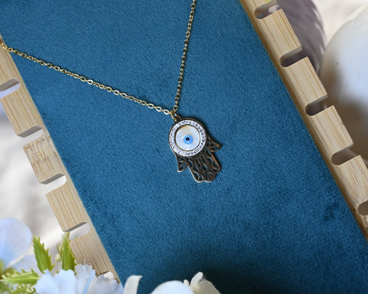 white evil eye