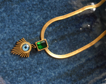 Blue evil eye