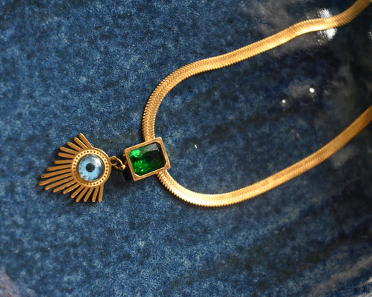 Blue evil eye