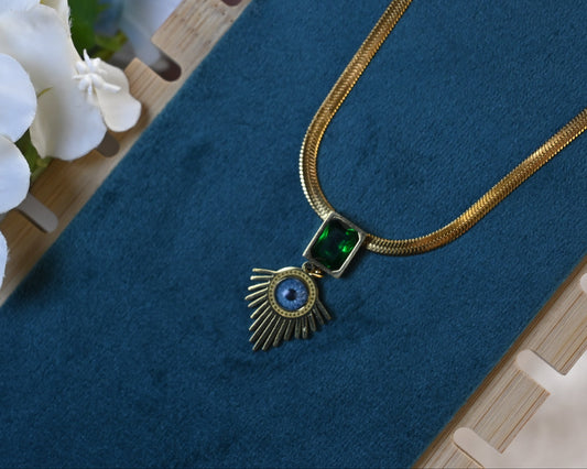 Blue evil eye