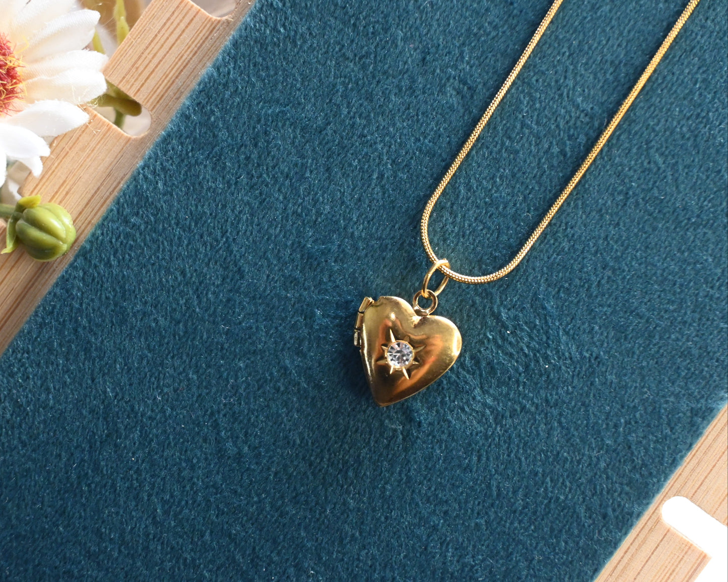 open heart necklace